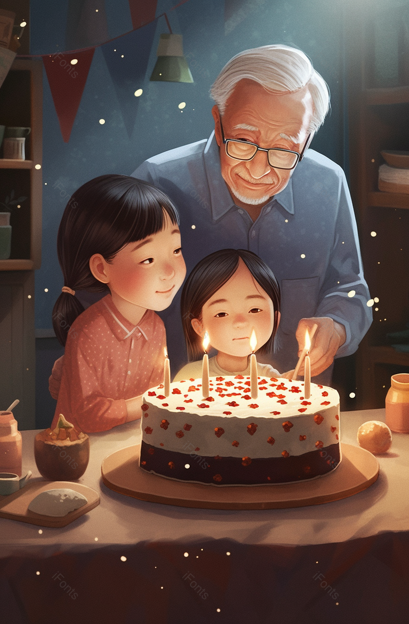 庆祝生日感恩孝顺温馨背景图,插画/手绘图,插画/手绘图库,插画/手绘图下载,插画/手绘